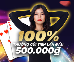 Thưởng 100% nạp lần đầu tại Casino