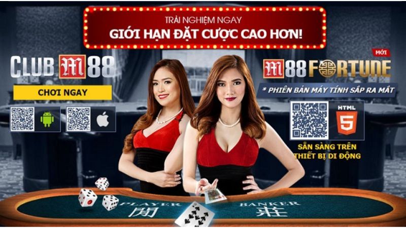Giới thiệu tổng quan Casino trực tuyến M88
