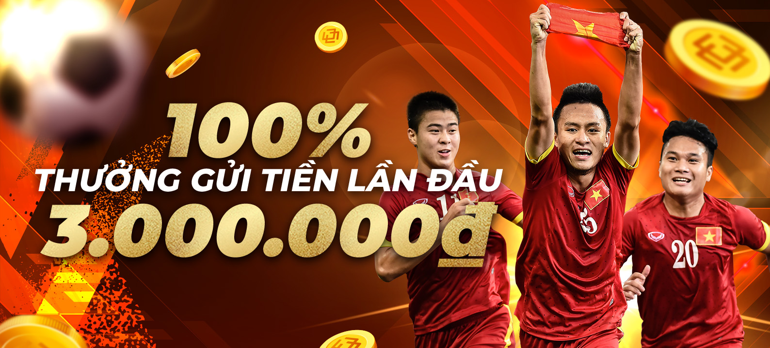 Thưởng 100% nạp lần đầu tại Thể Thao