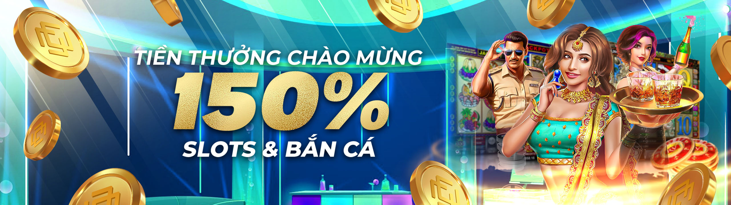 150% Tiền thưởng gửi tiền lần đầu lên đến 500.000 VND tại Slots và Bắn cá